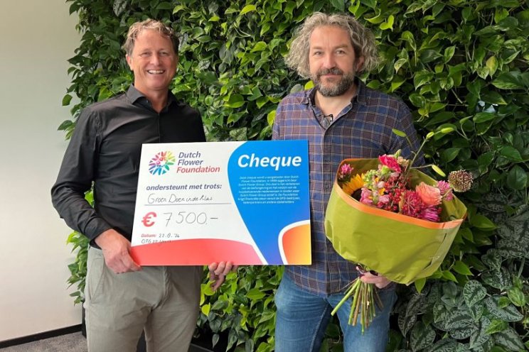 Cheque DFG Foundation voor 'Groen Doen'