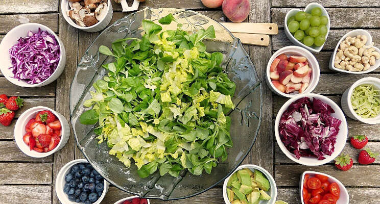 Gezonde lunches in de tuinbouw